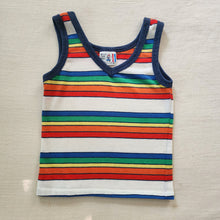 Load image into Gallery viewer, Vintage Rainbow Striped Tank Top 2t
