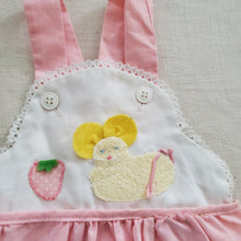 Load image into Gallery viewer, Vintage Mouse &amp; Strawberry Applique Dress 2t
