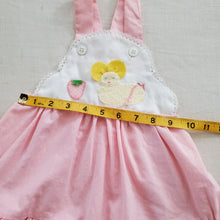 Load image into Gallery viewer, Vintage Mouse &amp; Strawberry Applique Dress 2t
