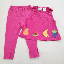 Load image into Gallery viewer, Vintage Matching Fruit Top &amp; Pants 4t
