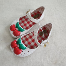 Load image into Gallery viewer, Mini Melissa Cherry Shoes toddler 8
