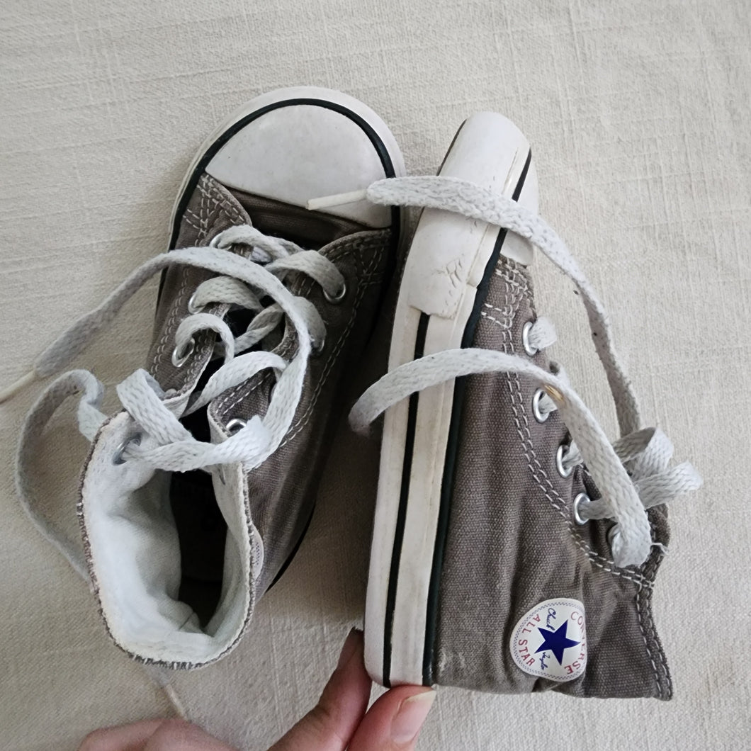 Converse Hightop Grey Shoes toddler 7