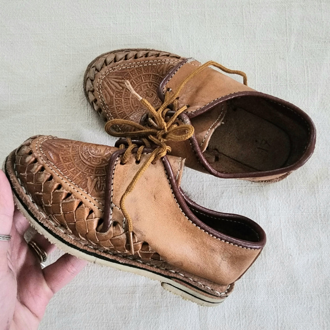 Mexican Leather Shoes toddler 8?