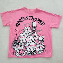 Load image into Gallery viewer, Vintage Catastrophe Kitties Tee kids 6/7
