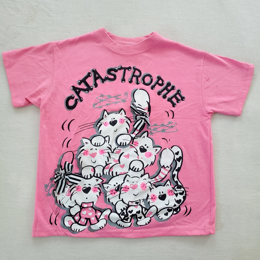 Vintage Catastrophe Kitties Tee kids 6/7