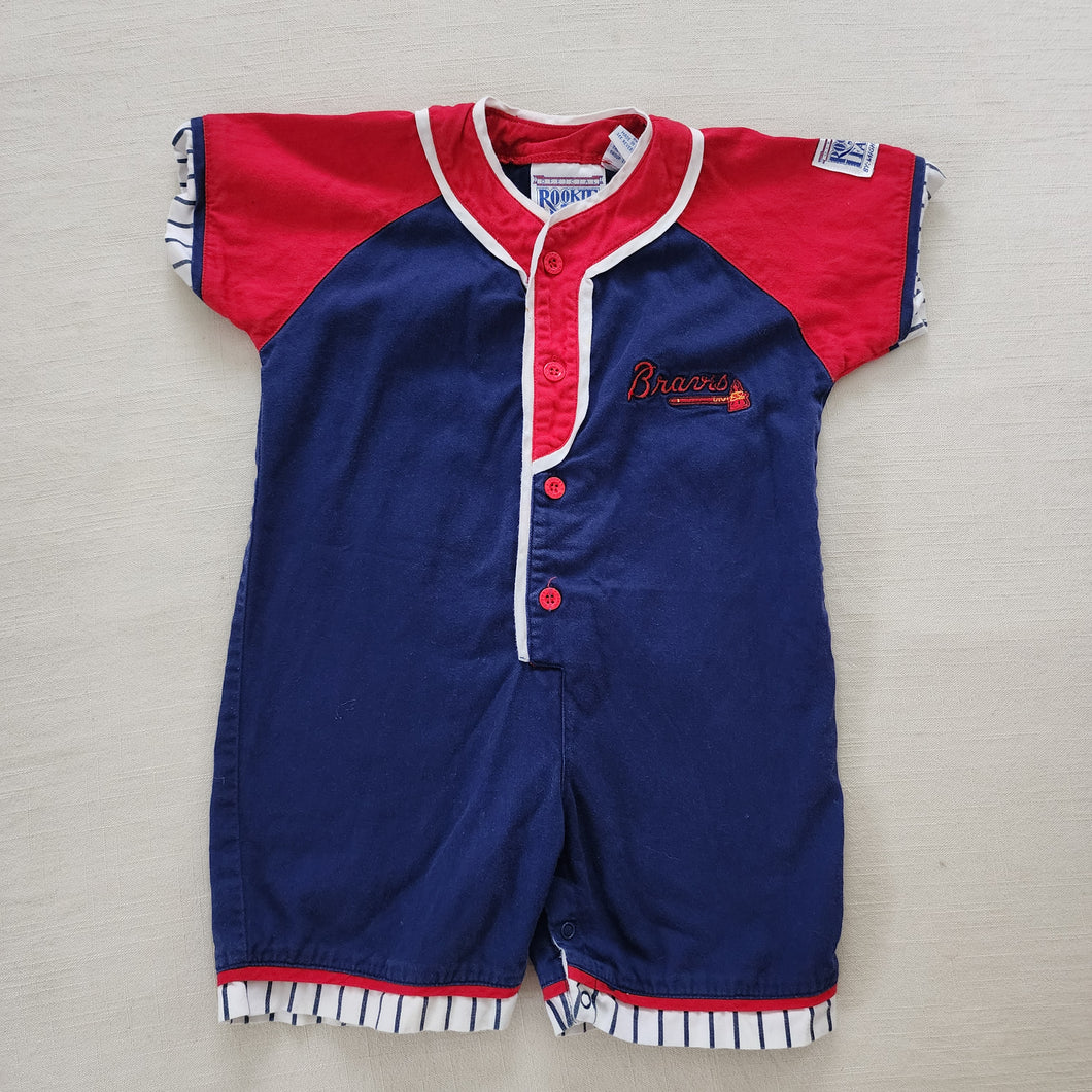 Vintage Atlanta Braves Romper 2t