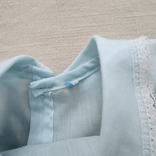 Load image into Gallery viewer, Vintage Pastel Blue Dress 12 months
