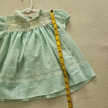 Load image into Gallery viewer, Vintage 60s/70s Mint Blue Dress 12 months
