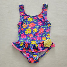 Load image into Gallery viewer, Vintage Healthtex Floral Swimsuit 2t
