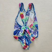 Load image into Gallery viewer, Vintage 80s Pattern Swimsuit 2t
