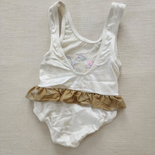 Load image into Gallery viewer, Vintage Gold Fish Swimsuit 12 months
