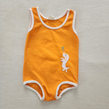 Load image into Gallery viewer, Vintage 60s Dog Applique Swimsuit 12 months
