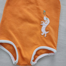 Load image into Gallery viewer, Vintage 60s Dog Applique Swimsuit 12 months
