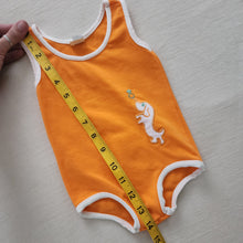 Load image into Gallery viewer, Vintage 60s Dog Applique Swimsuit 12 months
