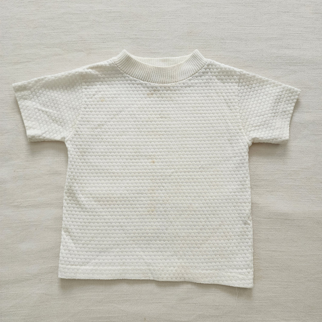 Vintage Healthtex Textured Cream 3t