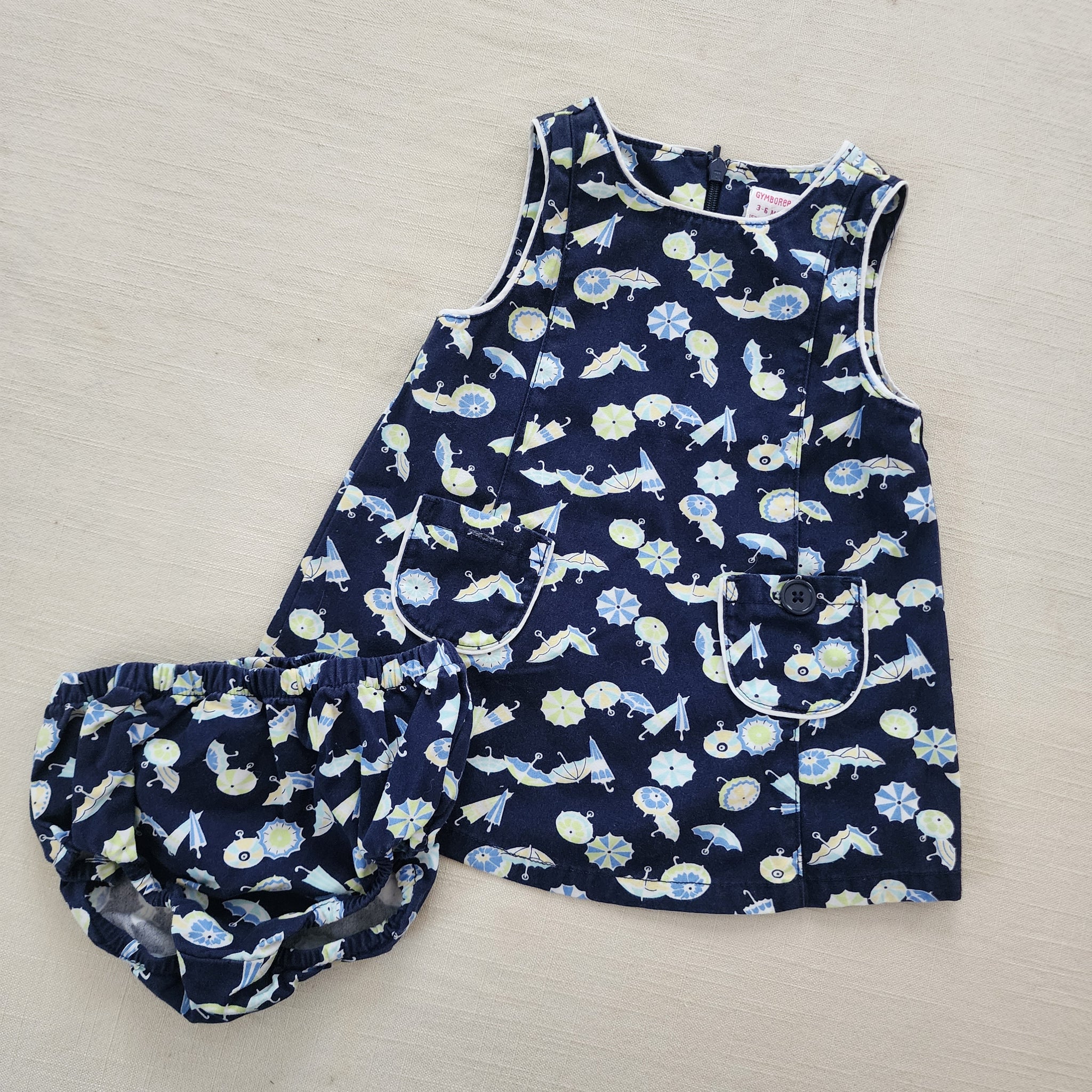 Vintage Y2k Gymboree Umbrella Dress 3-6 months Nostalgic Baby Vintage Vintage Y2k Gymboree Umbrella Dress 3-6 months Nostalgic Baby Vintage