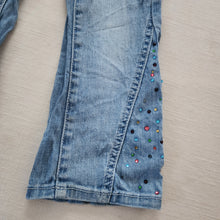 Load image into Gallery viewer, Y2k Jeans Rhinestone Flared Jeans 4t
