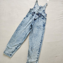 Load image into Gallery viewer, Vintage Acid Wash Girly Overalls kids 10
