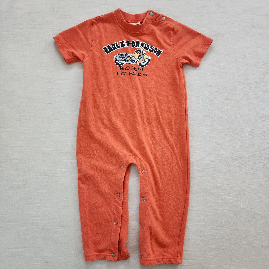 Y2k Harley Davidson Pantsuit 2t/3t