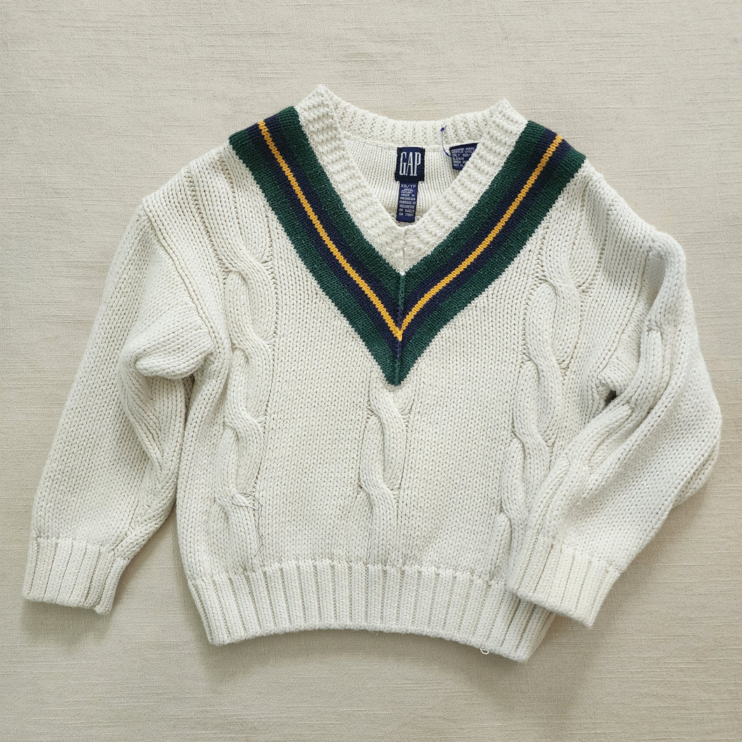 Vintage Gap Knit Varsity Sweater 4t