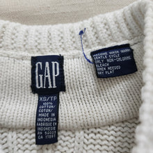 Load image into Gallery viewer, Vintage Gap Knit Varsity Sweater 4t
