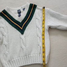 Load image into Gallery viewer, Vintage Gap Knit Varsity Sweater 4t
