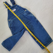 Load image into Gallery viewer, Vintage McKids Denim Overalls 2t *flaw
