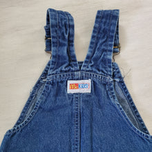 Load image into Gallery viewer, Vintage McKids Denim Overalls 2t *flaw
