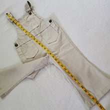 Load image into Gallery viewer, Vintage Tan Flared Leg Overalls 3t
