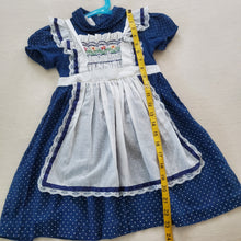 Load image into Gallery viewer, Vintage Polly Flinders Smocked Apron Dress 5t
