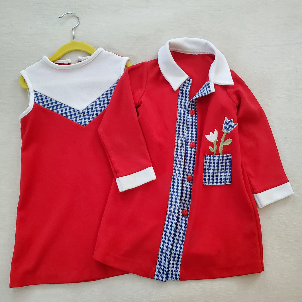 Vintage Mary Jane 60s Dress/Jacket Set 5t