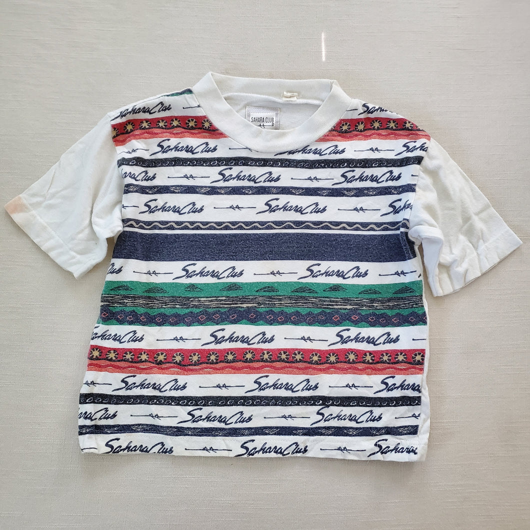 Vintage Sahara Club Striped Tee 3t