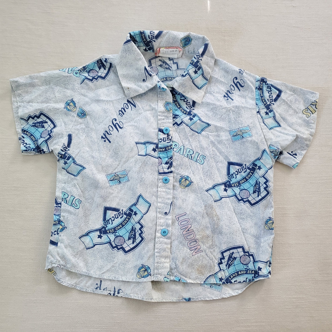 Vintage Travel Places Shirt 3t/4t