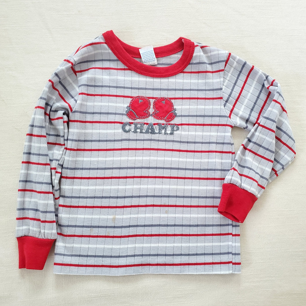 Vintage Champ Striped Long Sleeve 3t