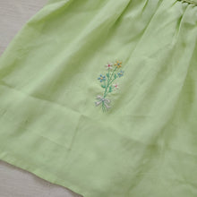 Load image into Gallery viewer, Vintage 60s Green Dress 18 months *flaw
