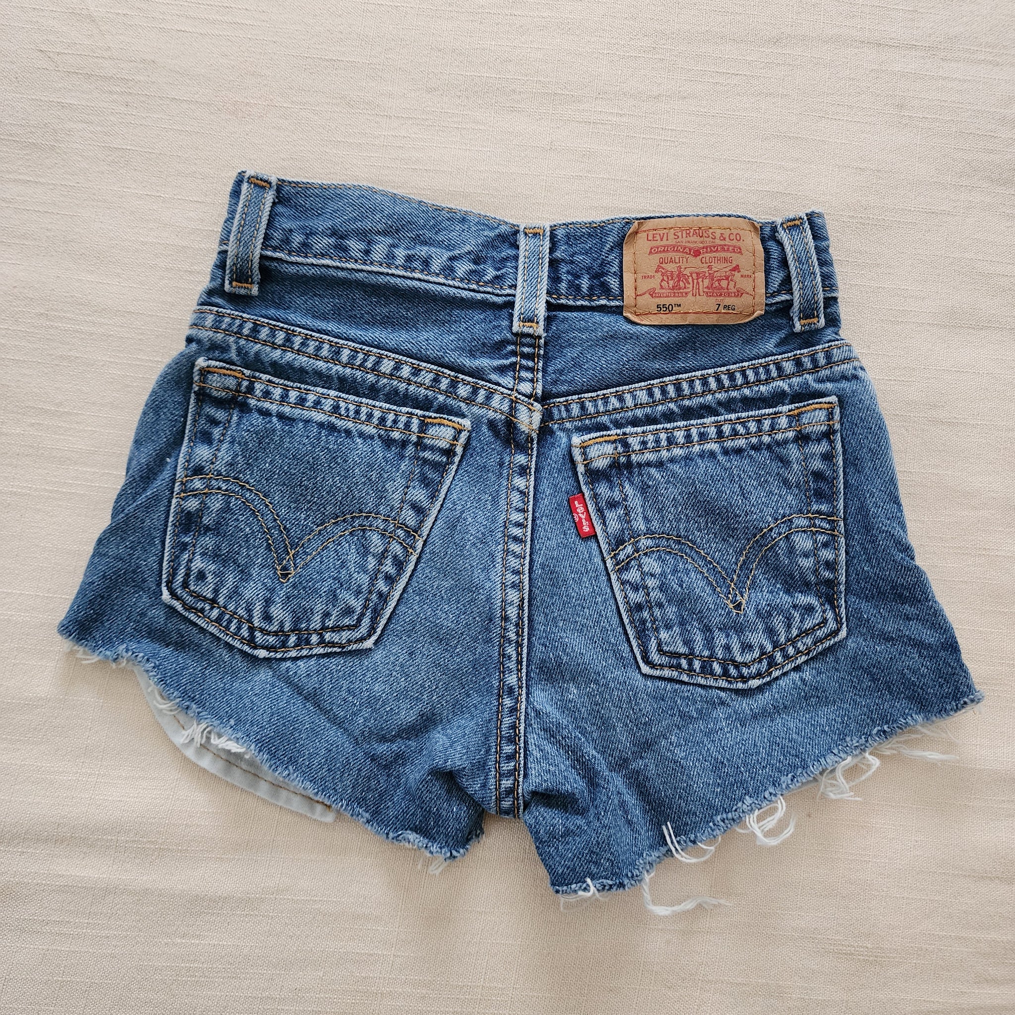 Vintage Levi's 550 Fit Cutoff Jean Shorts kids - Main Image