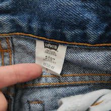 Load image into Gallery viewer, Vintage Levi&#39;s 550 Fit Cutoff Jean Shorts kids 6
