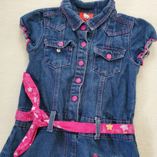 Load image into Gallery viewer, Y2k Hello Kitty Denim Dress  kids 6
