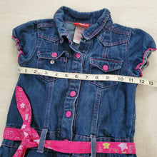 Load image into Gallery viewer, Y2k Hello Kitty Denim Dress  kids 6
