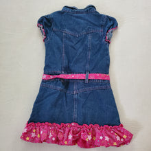 Load image into Gallery viewer, Y2k Hello Kitty Denim Dress  kids 6
