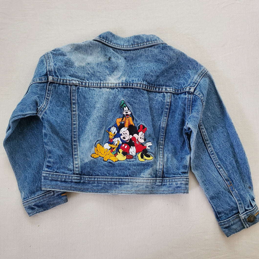 Vintage Disney Friends Jean Jacket 4t *flaw