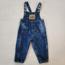 Load image into Gallery viewer, Vintage Guess Leather Patch Overalls 12-18 months
