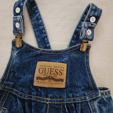 Load image into Gallery viewer, Vintage Guess Leather Patch Overalls 12-18 months
