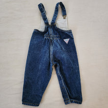 Load image into Gallery viewer, Vintage Guess Leather Patch Overalls 12-18 months
