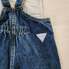 Load image into Gallery viewer, Vintage Guess Leather Patch Overalls 12-18 months
