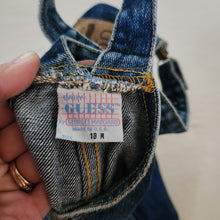 Load image into Gallery viewer, Vintage Guess Leather Patch Overalls 12-18 months
