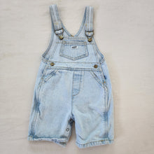 Load image into Gallery viewer, Vintage Guess Light Wash Denim Shortalls 18-24 months
