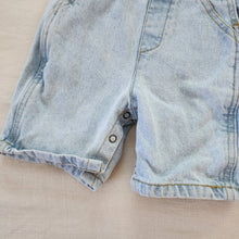 Load image into Gallery viewer, Vintage Guess Light Wash Denim Shortalls 18-24 months
