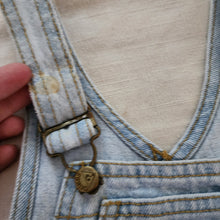 Load image into Gallery viewer, Vintage Guess Light Wash Denim Shortalls 18-24 months
