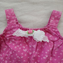 Load image into Gallery viewer, Vintage Pink Floral Pantsuit 0-6 months
